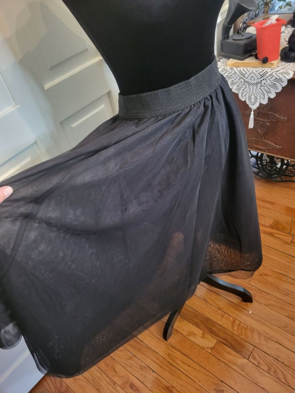 Signature Collection Black Tulle Full Skirt S Balletcore Whimsygoth Punk Fairy - Picture 4 of 7